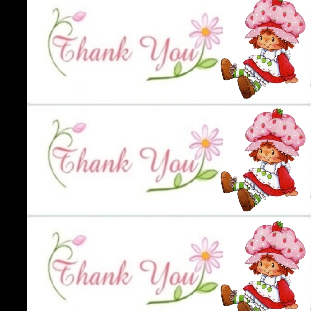 60 ct πBeautiful Stickers strawberry π - Picture 3 of 3